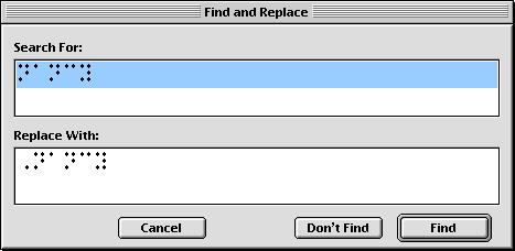 [Find and Replace Dialog]